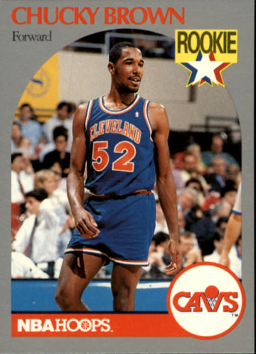 1990-91 Hoops #71 Chucky Brown RC