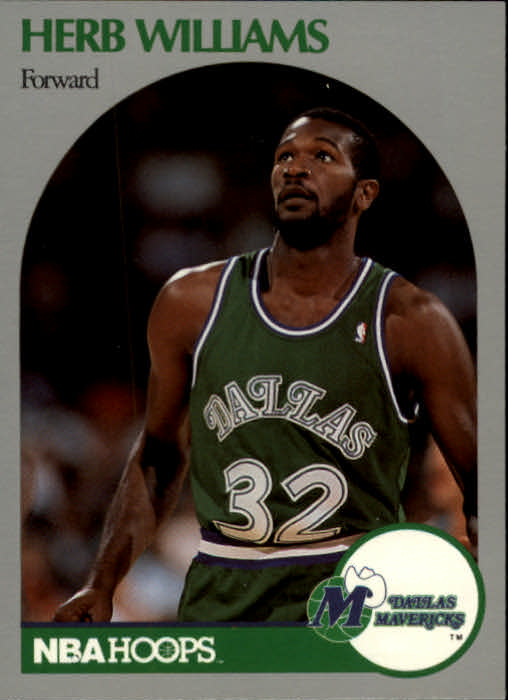 Herb Williams autographed Basketball Card (Dallas Mavericks) 1990 Skybox #70