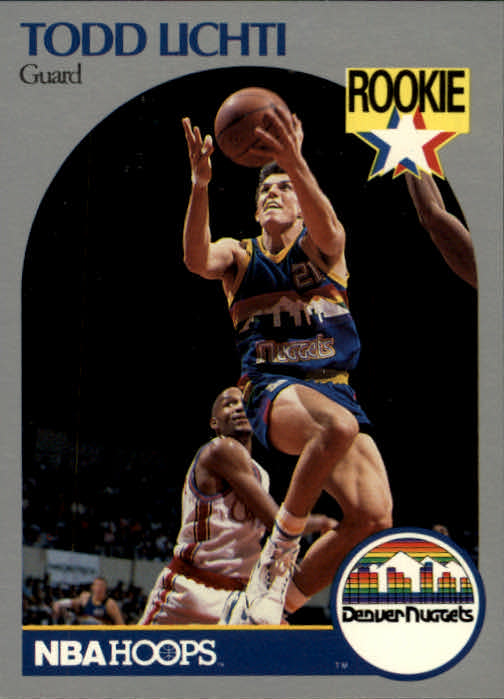 1990-91 Hoops #98 Todd Lichti RC