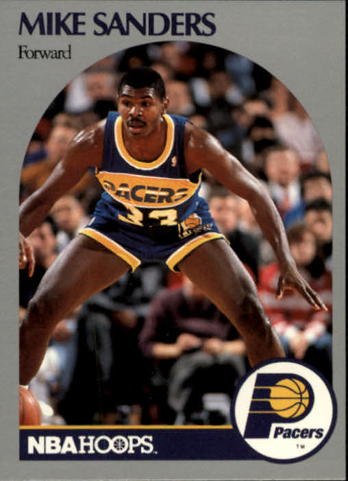 1990-91 Hoops #137 Mike Sanders