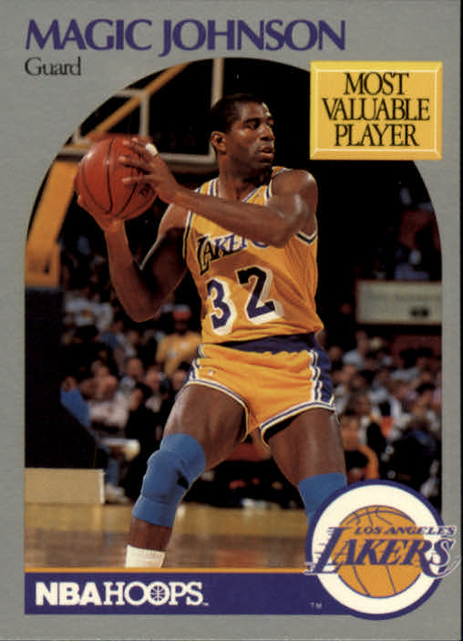 1990-91 Hoops #157 Magic Johnson