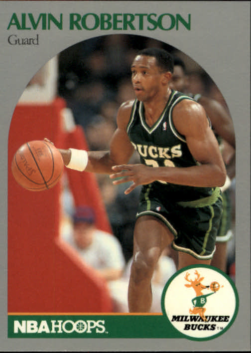 1990-91 Hoops #182 Alvin Robertson