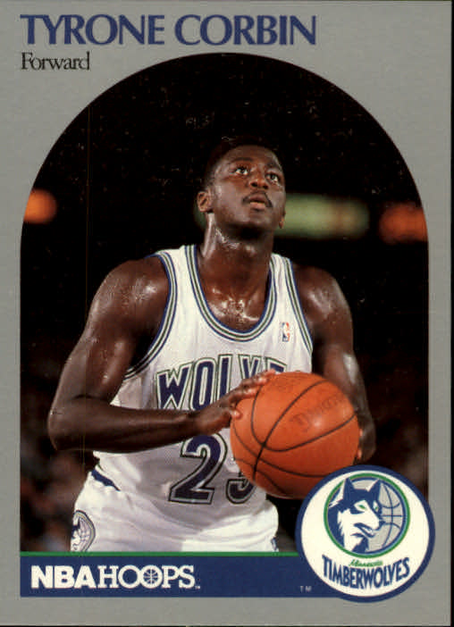 1990-91 Hoops #186 Tyrone Corbin