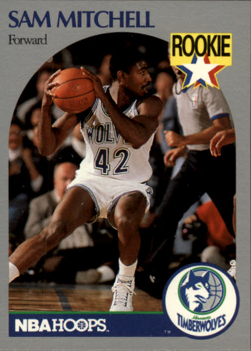 1990-91 Hoops #188 Sam Mitchell RC