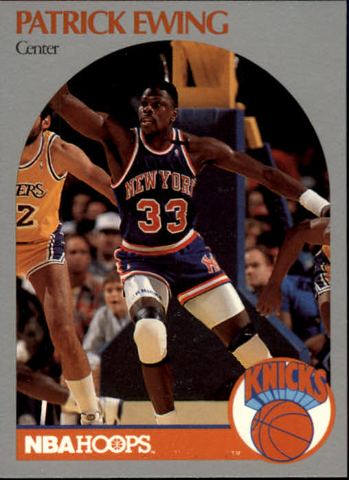  1990-91 NBA Hoops #372 Patrick Ewing New York Knicks