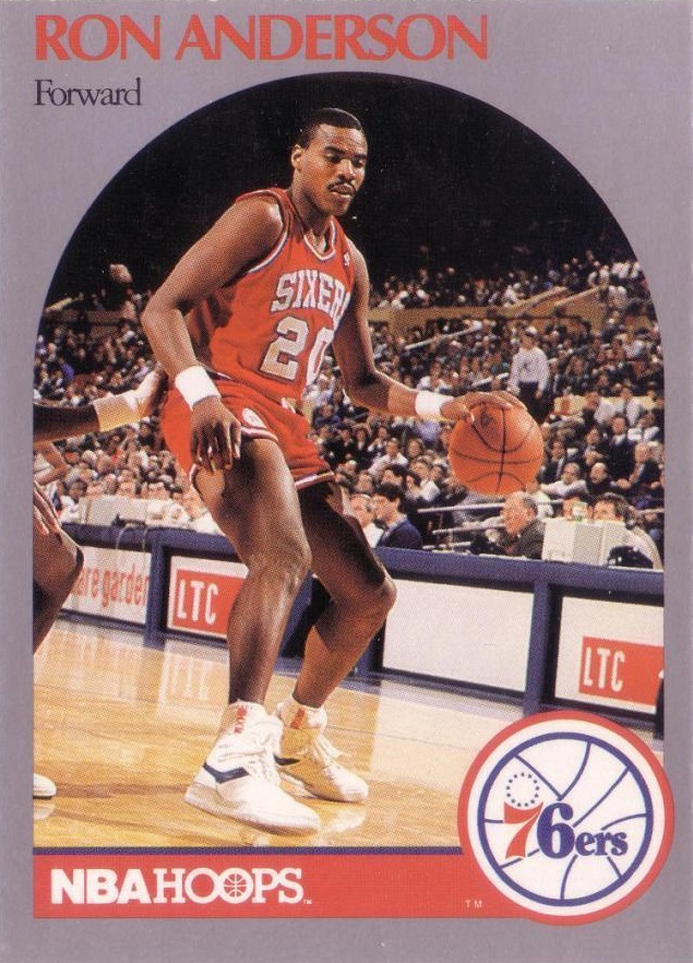 1990-91 Hoops #224 Ron Anderson