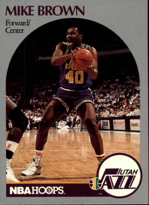 1990-91 Hoops #286 Mike Brown