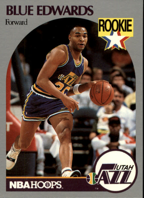 1990-91 Hoops #288 Blue Edwards RC