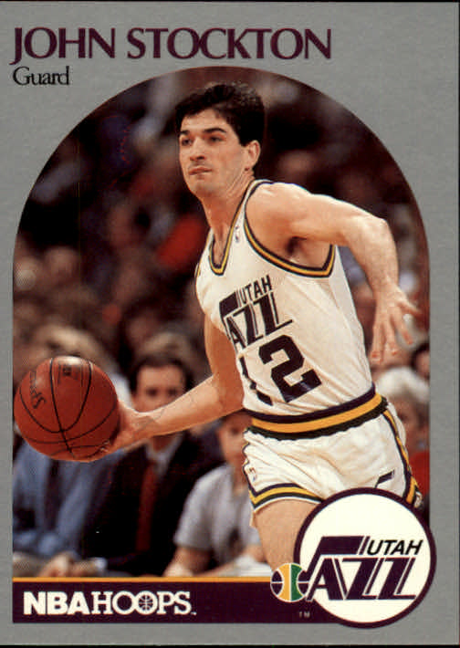 1990-91 Hoops #294 John Stockton