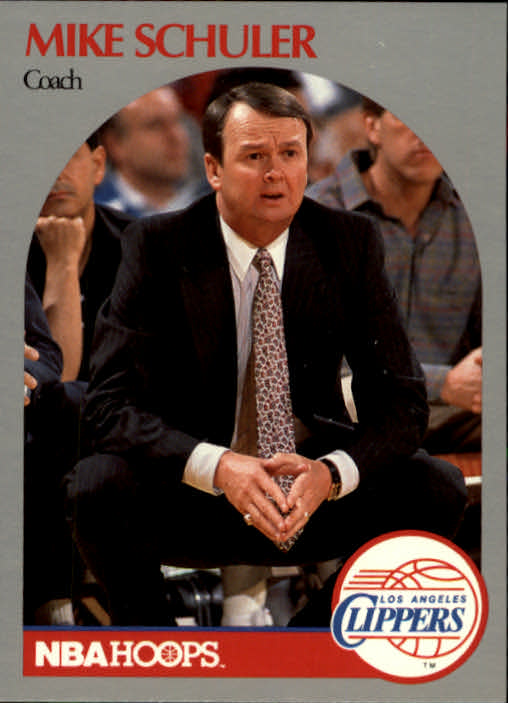 1990-91 Hoops #316 Mike Schuler CO