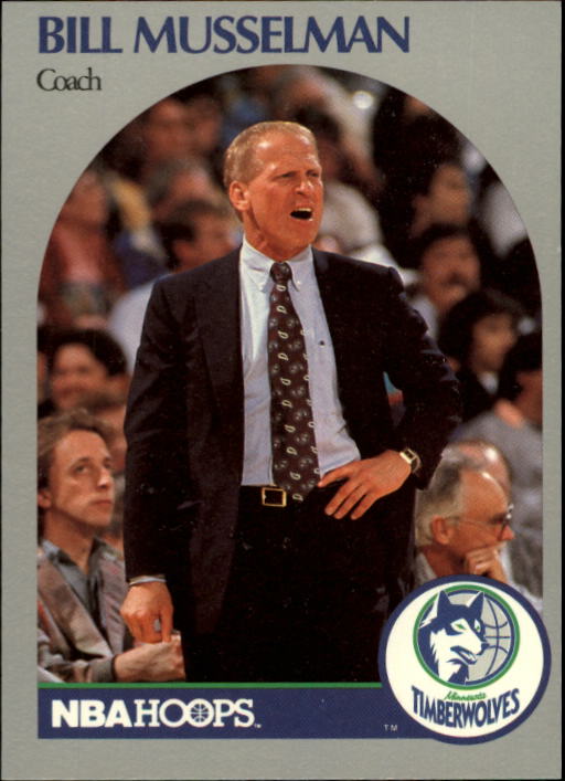 1990-91 Hoops #320 Bill Musselman CO