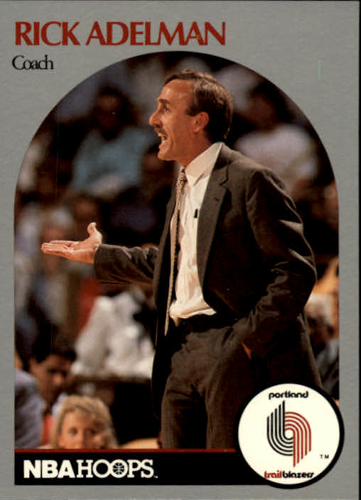 1990-91 Hoops #326 Rick Adelman CO