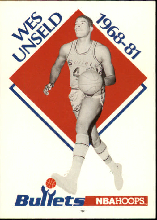 1990-91 Hoops #344 Wes Unseld CO