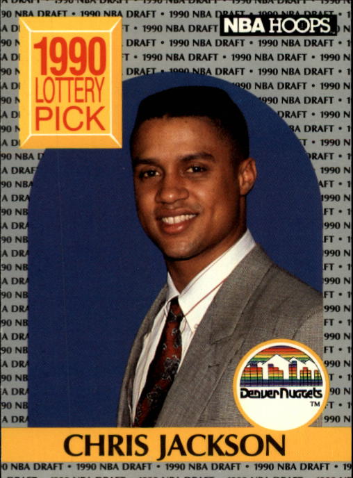 1990-91 Hoops #392 Chris Jackson LS RC