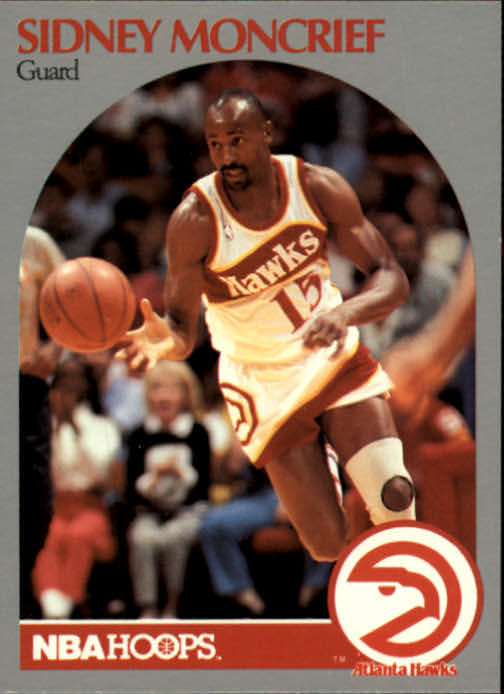 1990-91 Hoops #402 Sidney Moncrief U