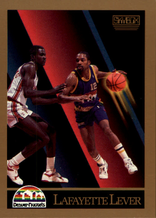 1990-91 SkyBox #78 Lafayette Lever SP
