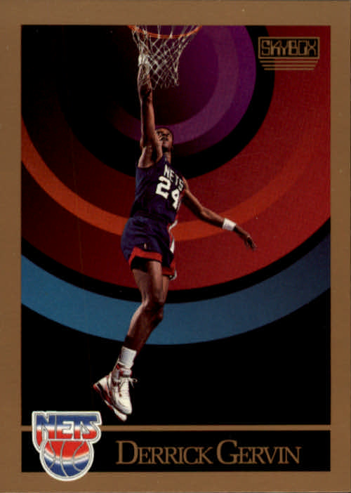 1990-91 SkyBox #179 Derrick Gervin