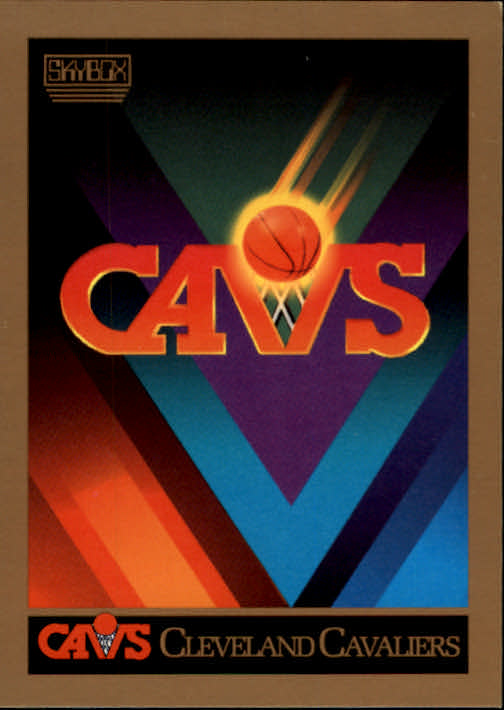 1990-91 SkyBox #332 Cleveland Cavaliers TC