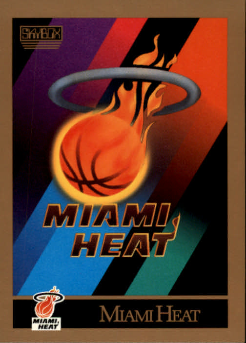 1990-91 SkyBox #341 Miami Heat TC