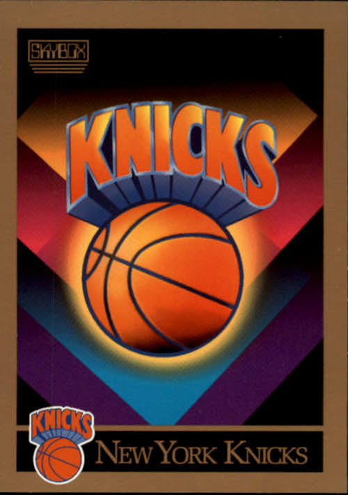 1990-91 SkyBox #345 New York Knicks TC