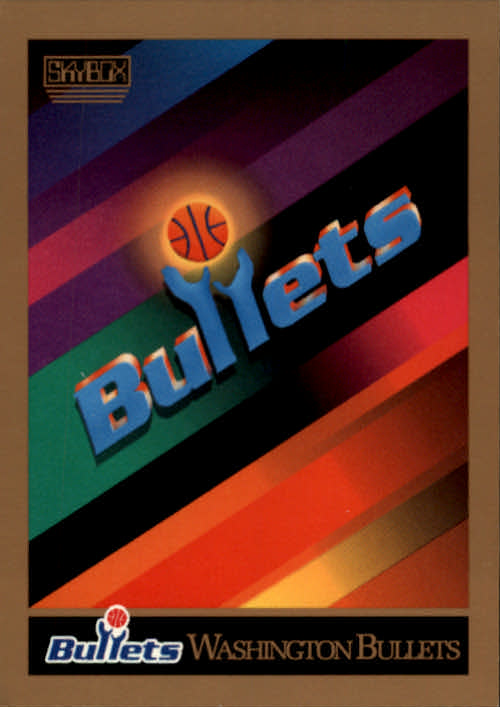 1990-91 SkyBox #354 Washington Bullets TC