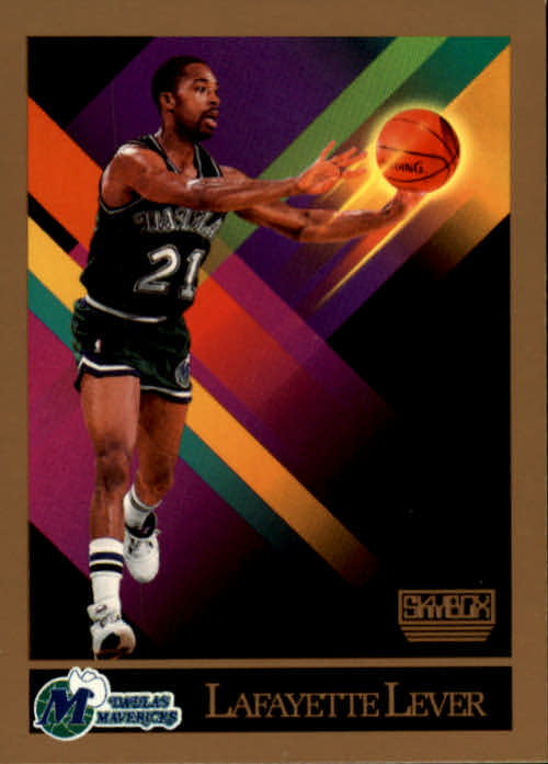1990-91 SkyBox #376 Lafayette Lever