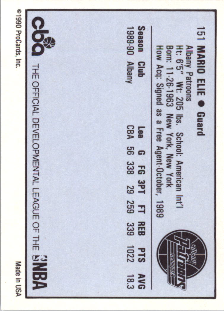 B6615- 1990-91 ProCards CBA Basketball Cards 1-203 -You Pick- 15+ FREE US SHIP - Picture 33 of 53