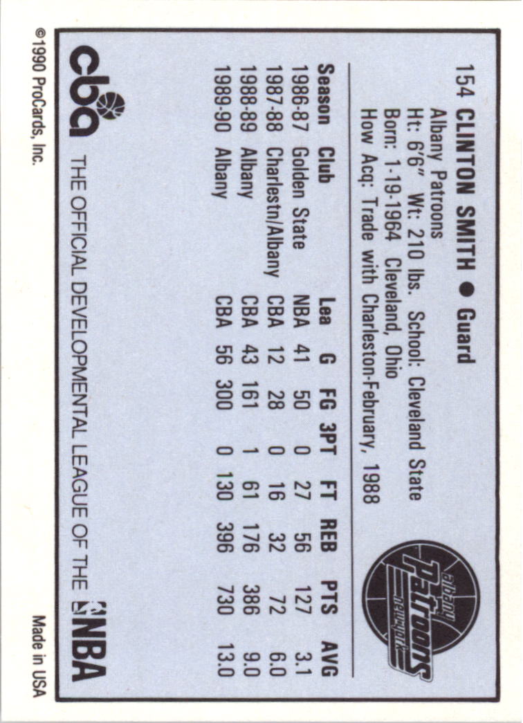 B6615- 1990-91 ProCards CBA Basketball Cards 1-203 -You Pick- 15+ FREE US SHIP - Picture 37 of 53