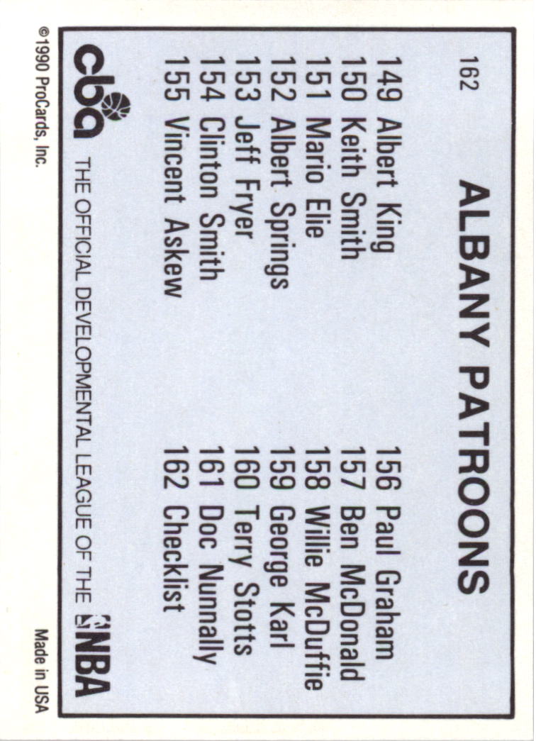 B6615- 1990-91 ProCards CBA Basketball Cards 1-203 -You Pick- 15+ FREE US SHIP - Picture 53 of 53