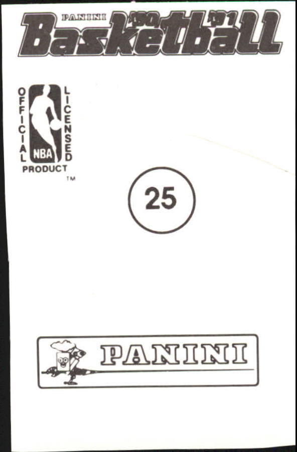 1990-91 Panini Stickers #25 Manute Bol back image