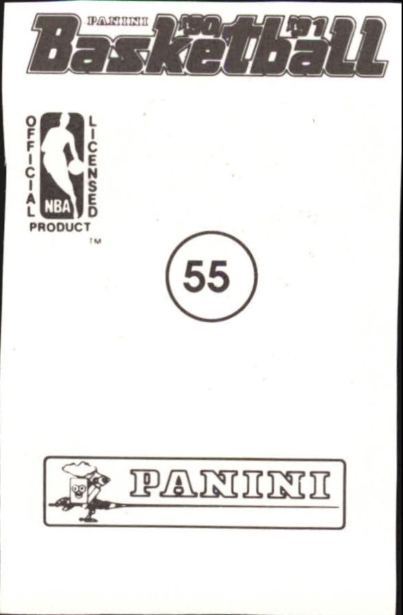 1990-91 Panini Stickers #55 Rolando Blackman back image