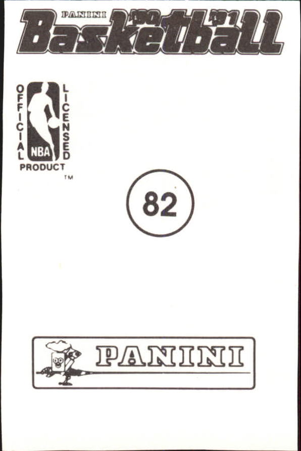 1990-91 Panini Stickers #82 J.R. Reid back image