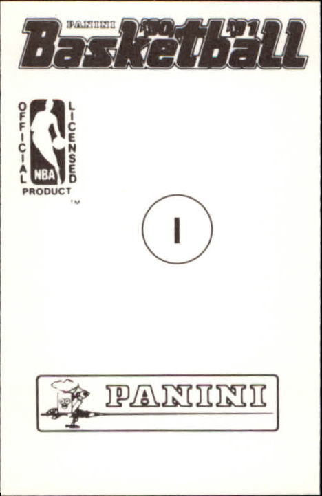 1990-91 Panini Stickers #I Patrick Ewing AS back image