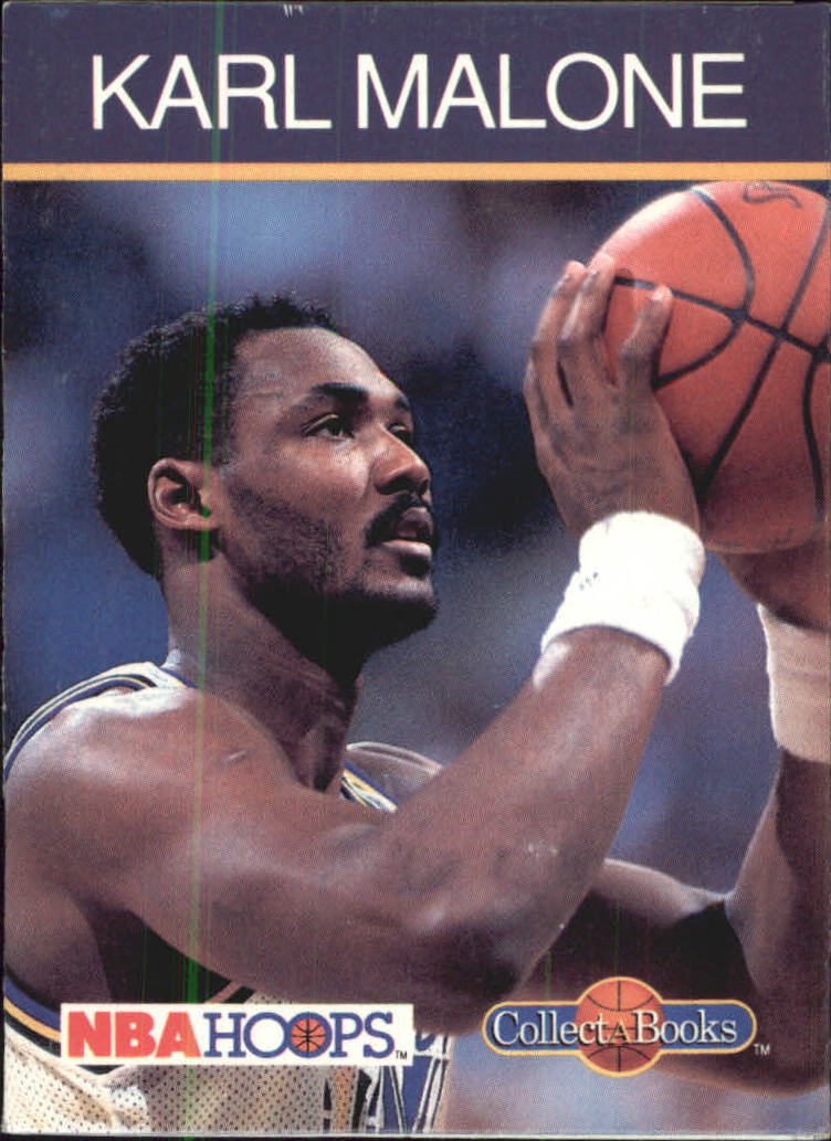 1990-91 Hoops CollectABooks #5 Karl Malone