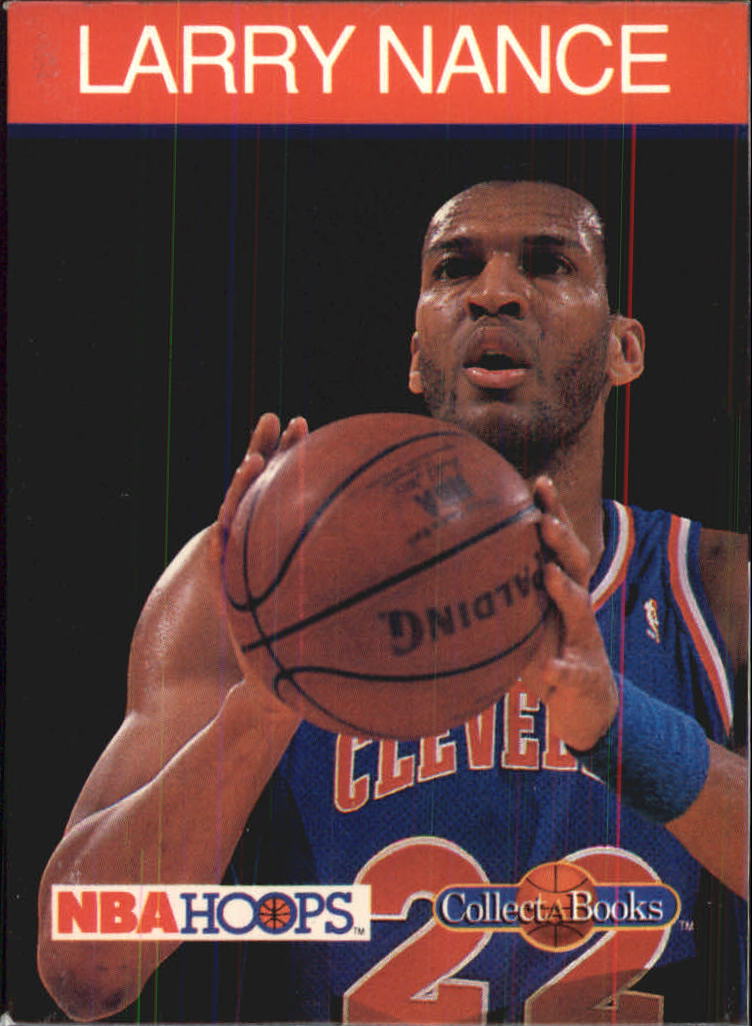 1990-91 Hoops CollectABooks #18 Larry Nance