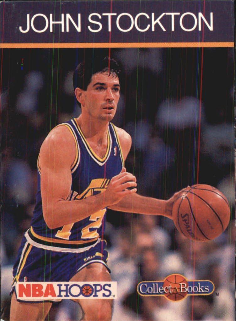 1990-91 Hoops CollectABooks #22 John Stockton