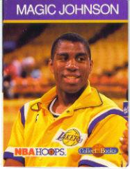 1990-91 Hoops CollectABooks #29 Magic Johnson