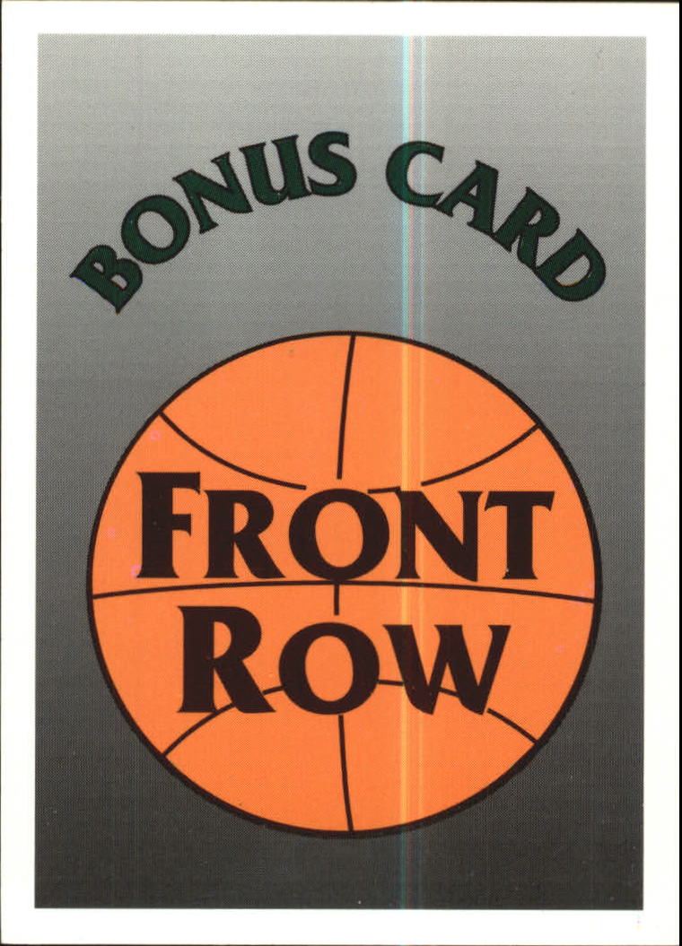 1991 Front Row #50A Bonus Card