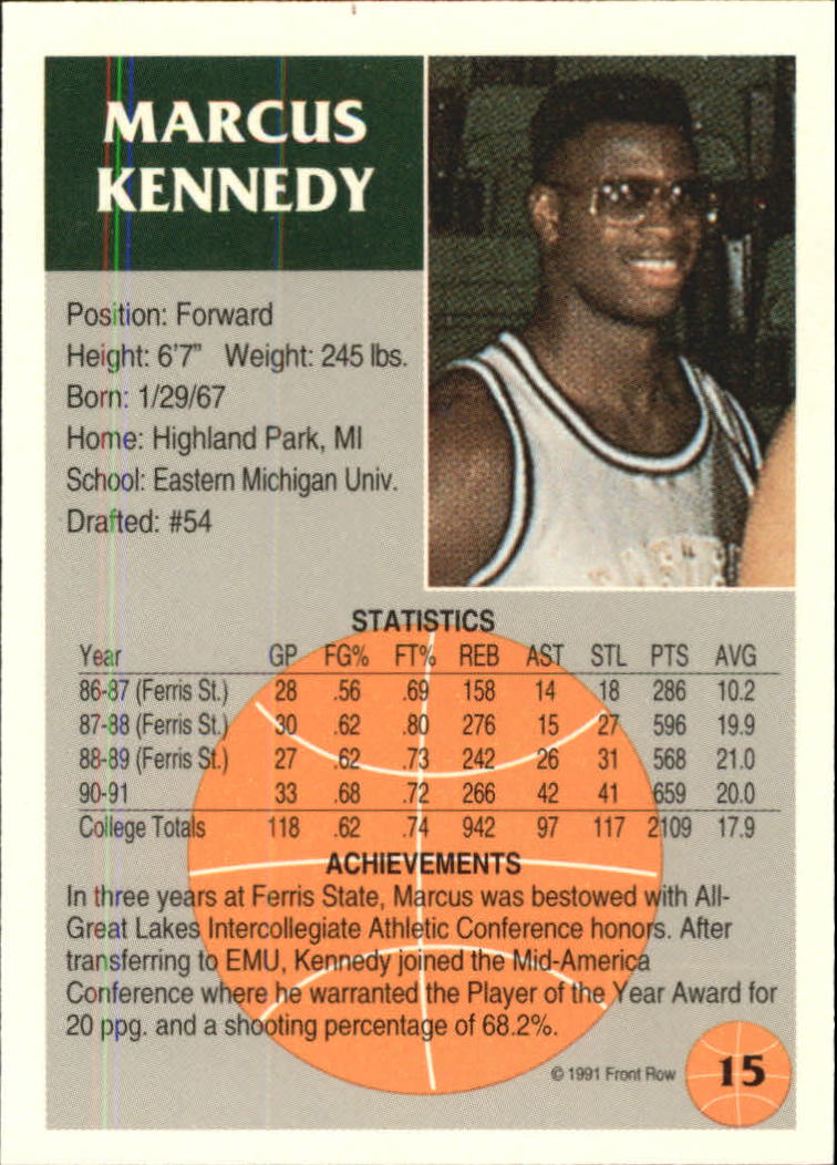 Sports Card Back
