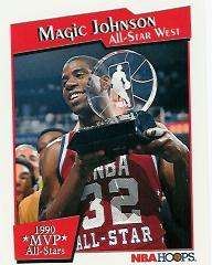 1991-92 Hoops All-Star MVP's #11 Magic Johnson