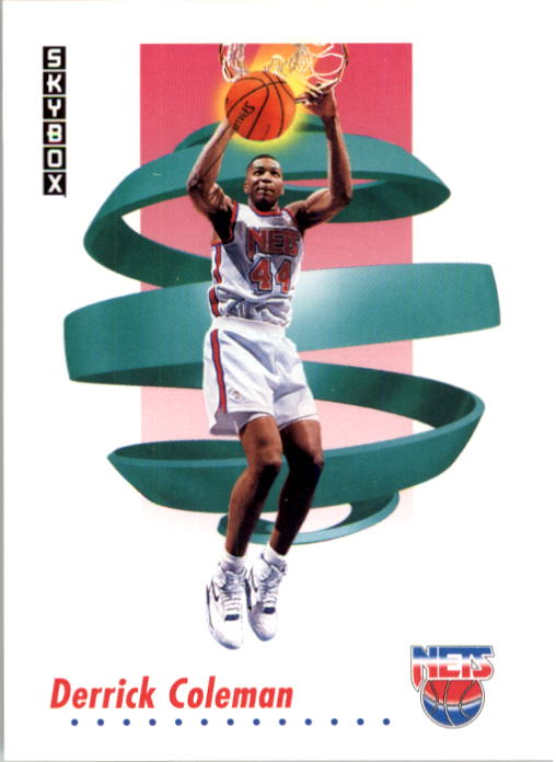 1991-92 SkyBox #180 Derrick Coleman