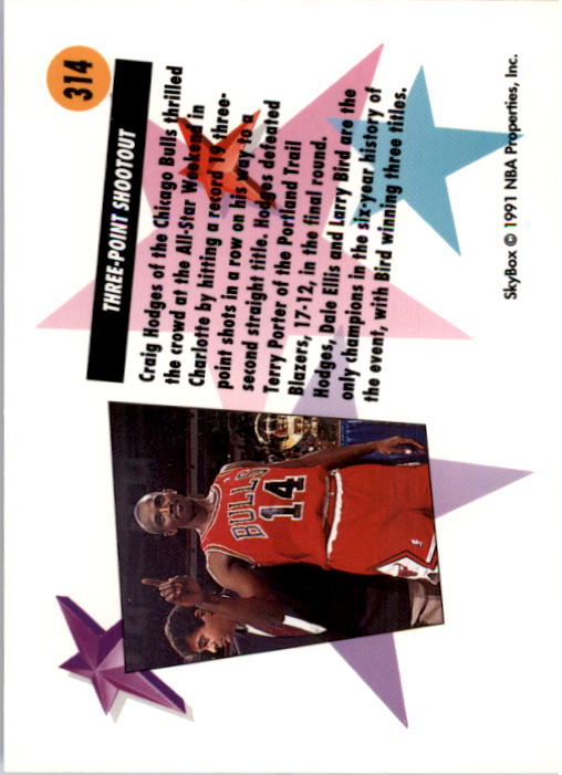 1989-90 NBA HOOPS CRAIG HODGES basketball card #113. CHICAGO BULLS.