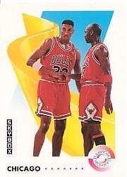 1991-92 SkyBox #462 Michael Jordan/Scottie Pippen TW