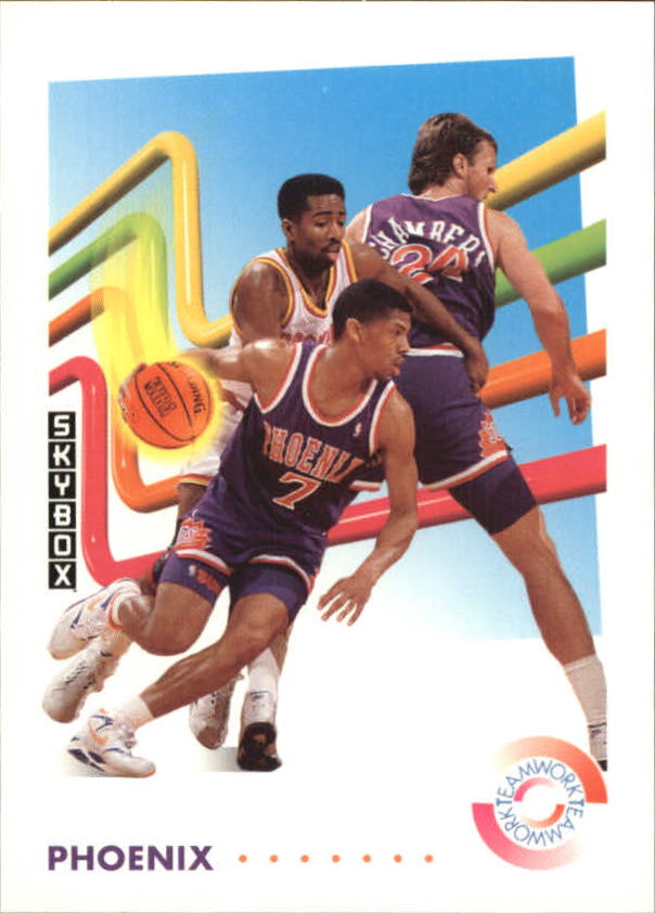 1991-92 SkyBox #479 Kevin Johnson/Tom Chambers TW