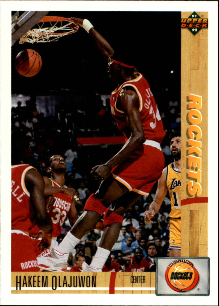 Hakeem Olajuwon 1995 Stadium Club #10 Houston Rockets
