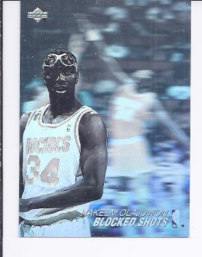 1991-92 Upper Deck Award Winner Holograms #AW8 Hakeem Olajuwon/Blocked Shots Leader