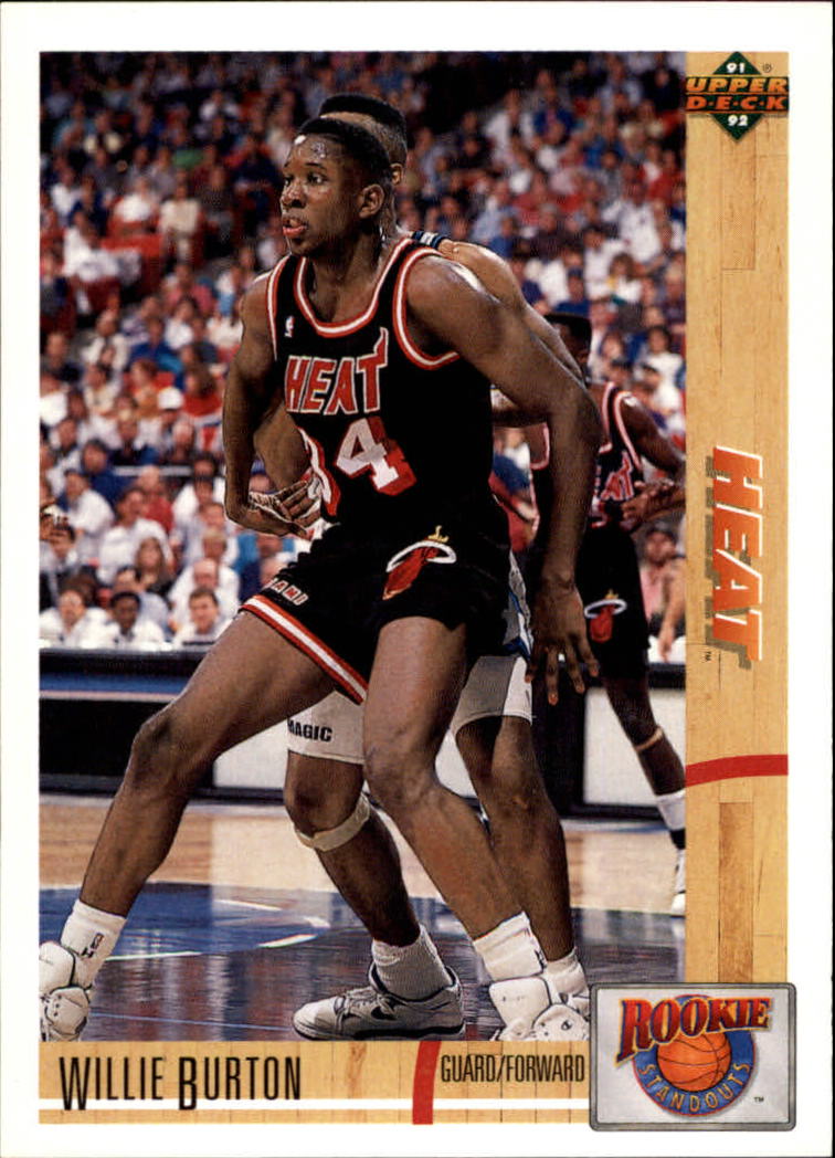 1991-92 Upper Deck Rookie Standouts #R6 Willie Burton