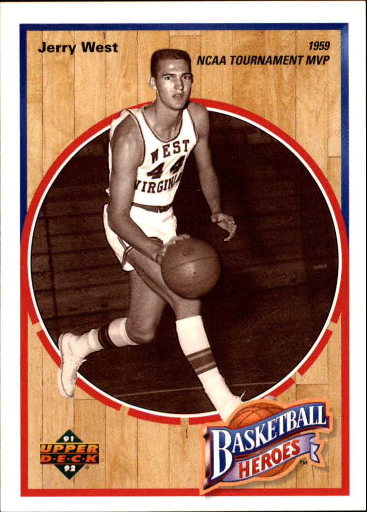 1991-92 Upper Deck Jerry West Heroes #1 Jerry West/1959 NCAA