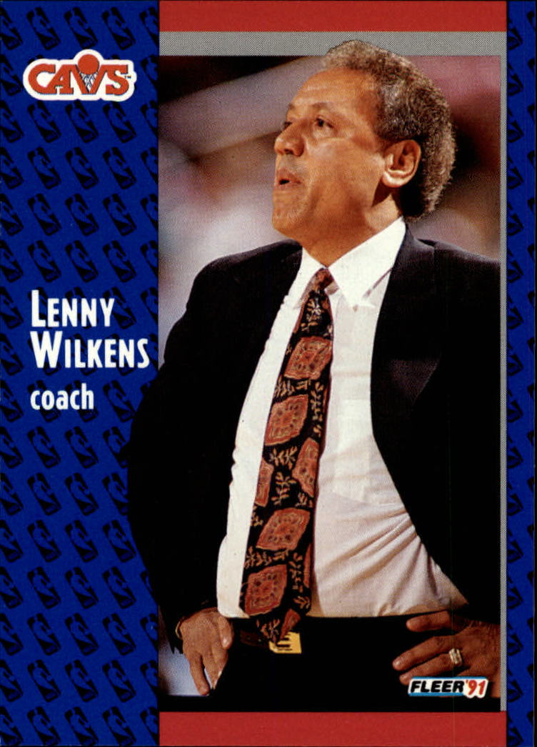 1991-92 Fleer #41 Lenny Wilkens CO
