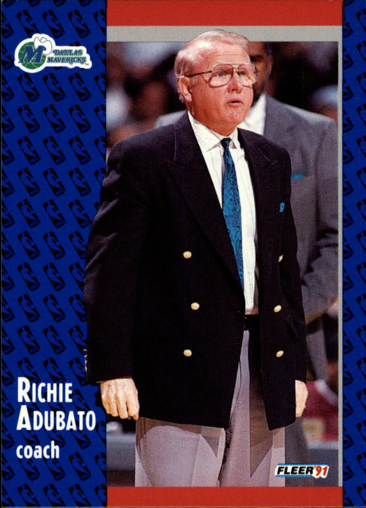 1991-92 Fleer #42 Richie Adubato CO